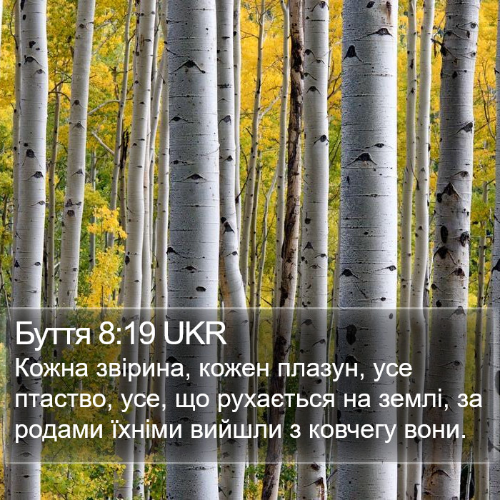 Буття 8:19 UKR Bible Study