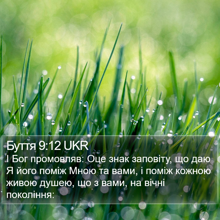 Буття 9:12 UKR Bible Study