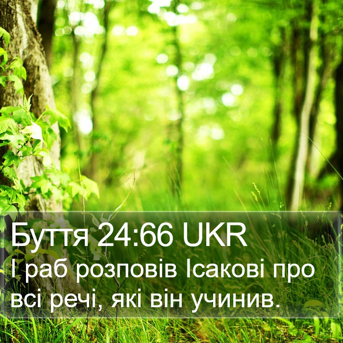 Буття 24:66 UKR Bible Study