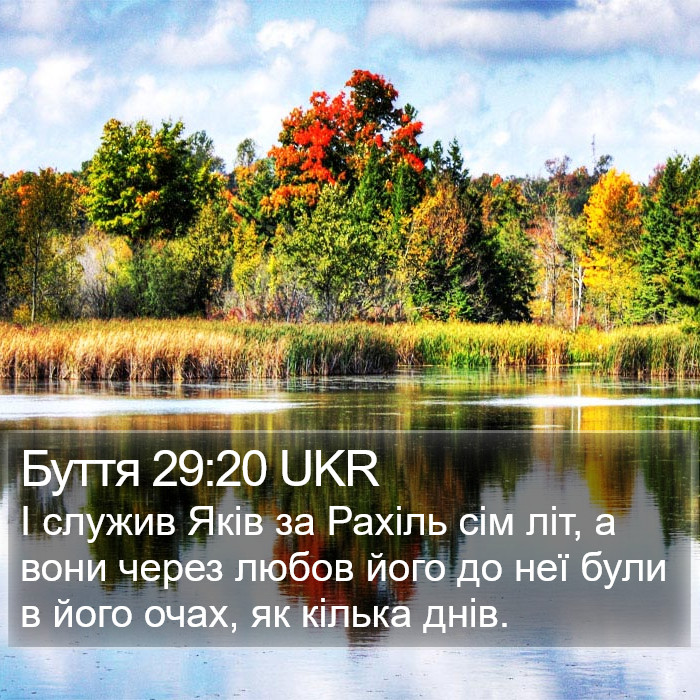 Буття 29:20 UKR Bible Study