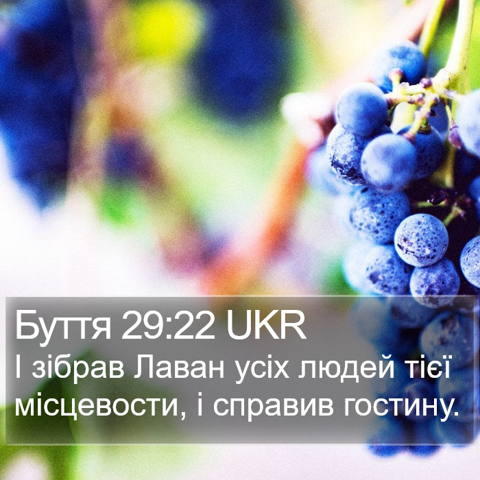 Буття 29:22 UKR Bible Study
