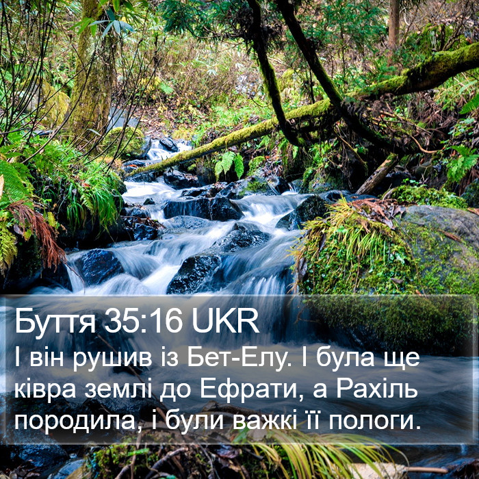 Буття 35:16 UKR Bible Study