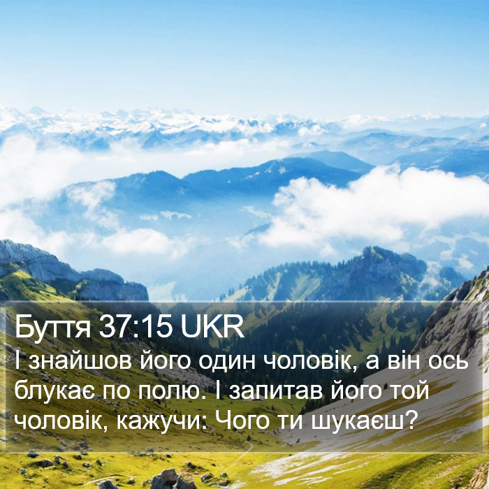 Буття 37:15 UKR Bible Study