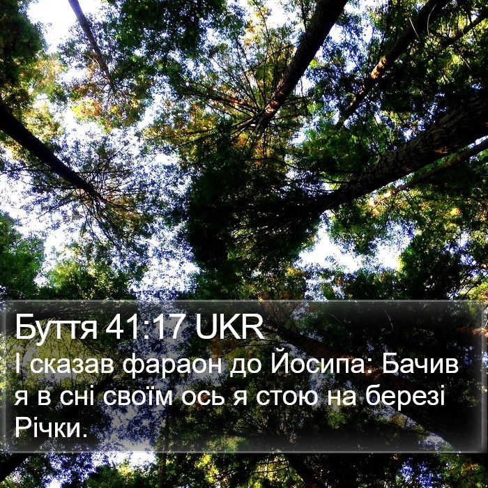 Буття 41:17 UKR Bible Study