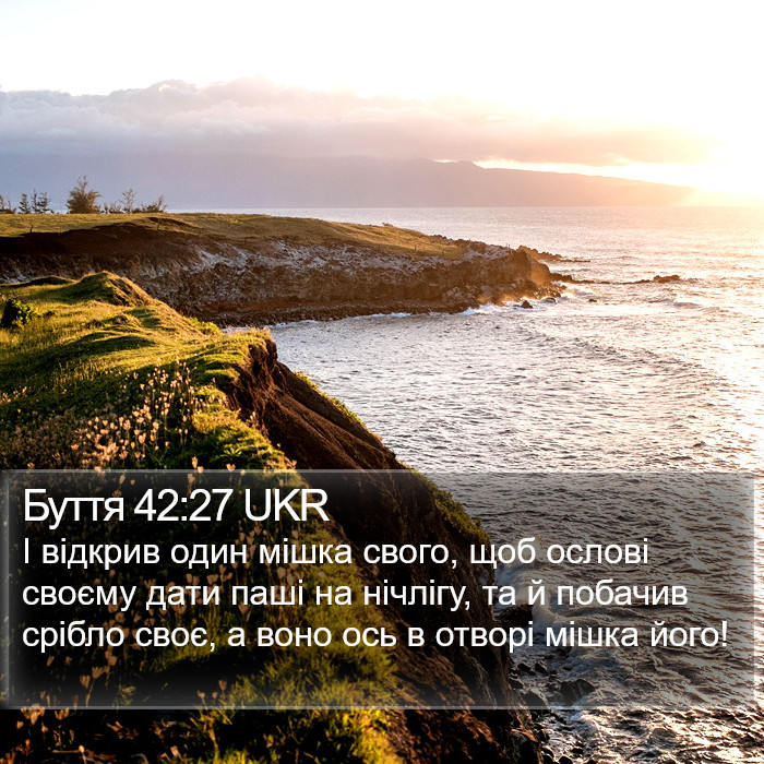 Буття 42:27 UKR Bible Study