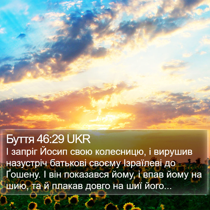 Буття 46:29 UKR Bible Study