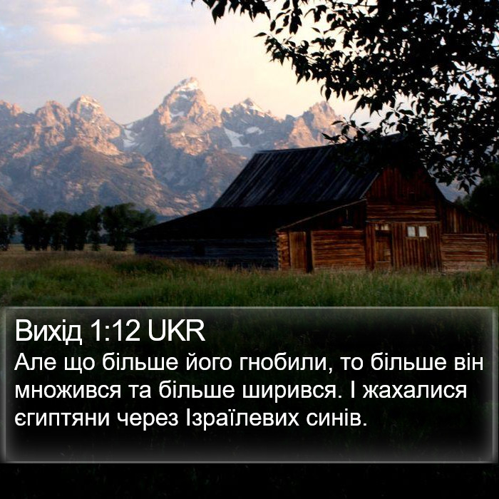 Вихід 1:12 UKR Bible Study