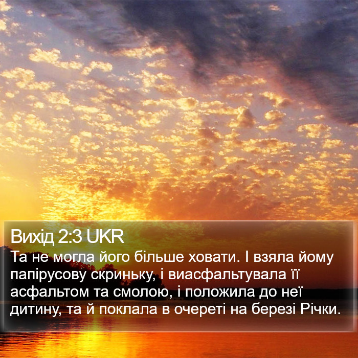 Вихід 2:3 UKR Bible Study