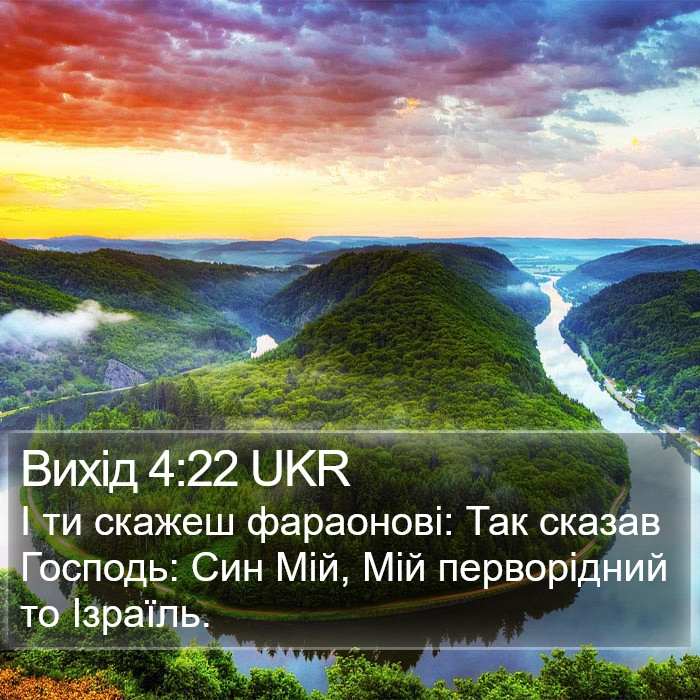Вихід 4:22 UKR Bible Study