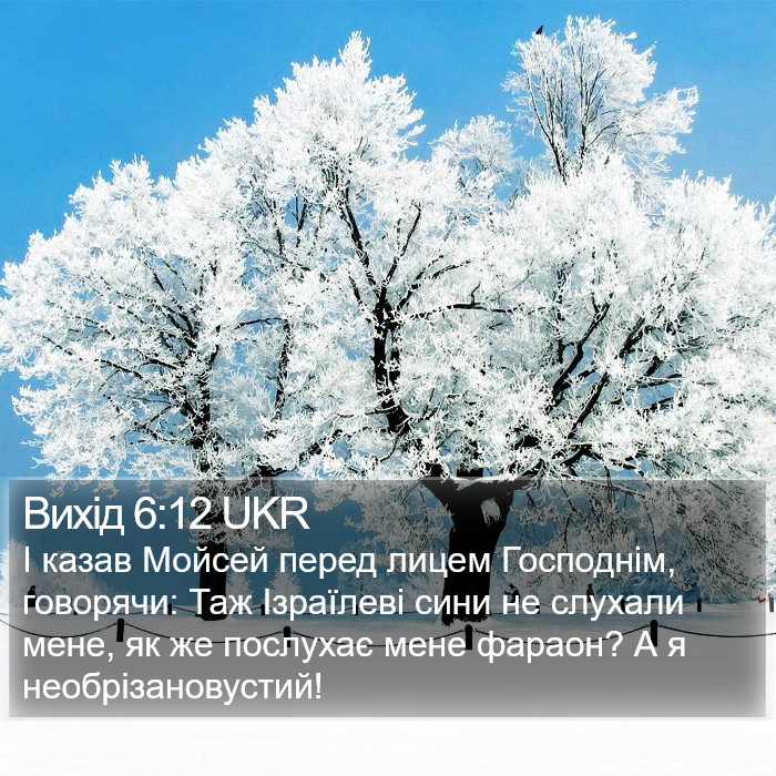 Вихід 6:12 UKR Bible Study