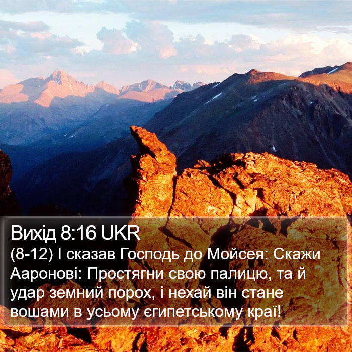 Вихід 8:16 UKR Bible Study