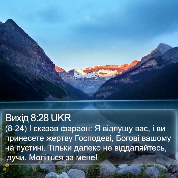 Вихід 8:28 UKR Bible Study