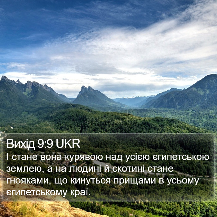 Вихід 9:9 UKR Bible Study