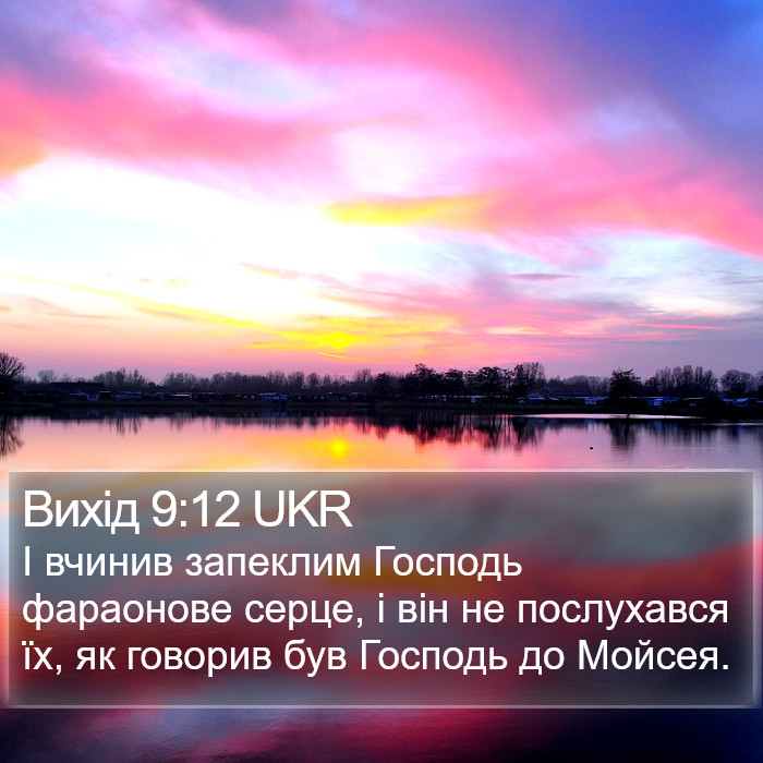 Вихід 9:12 UKR Bible Study
