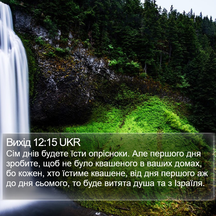 Вихід 12:15 UKR Bible Study