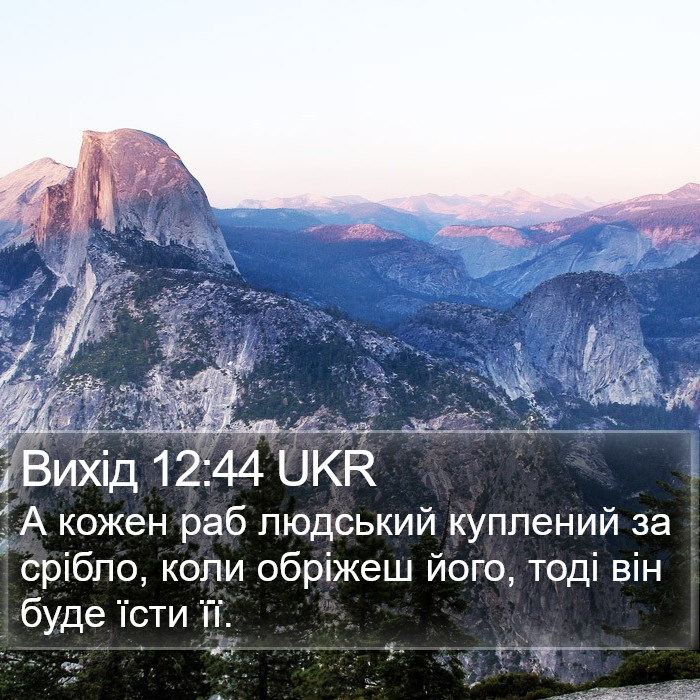 Вихід 12:44 UKR Bible Study