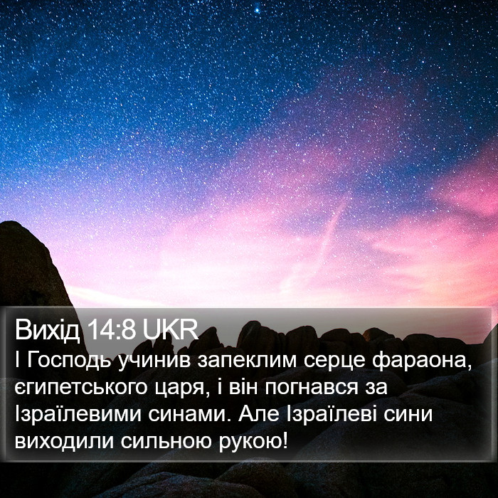 Вихід 14:8 UKR Bible Study