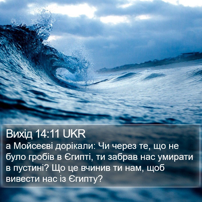 Вихід 14:11 UKR Bible Study