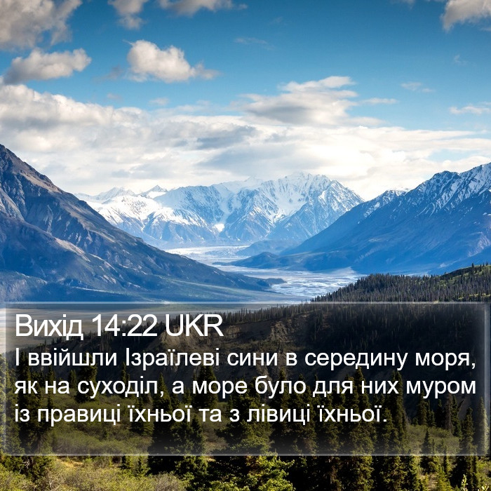 Вихід 14:22 UKR Bible Study