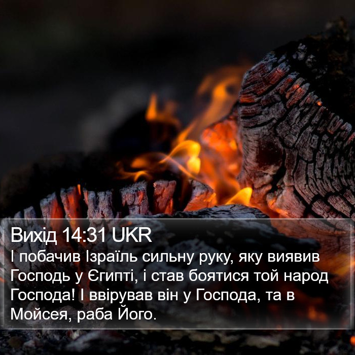 Вихід 14:31 UKR Bible Study