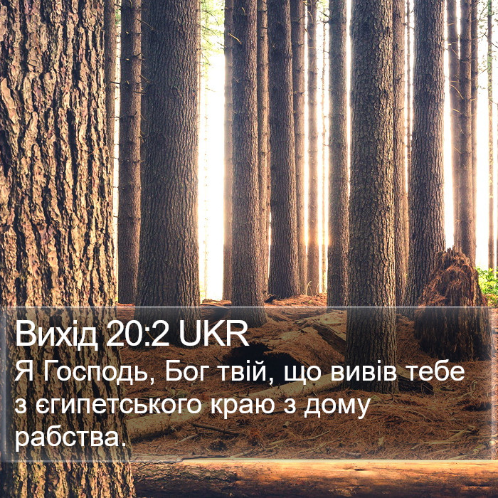 Вихід 20:2 UKR Bible Study