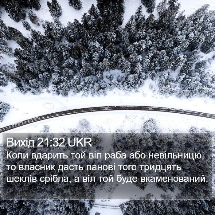 Вихід 21:32 UKR Bible Study