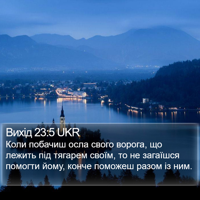 Вихід 23:5 UKR Bible Study
