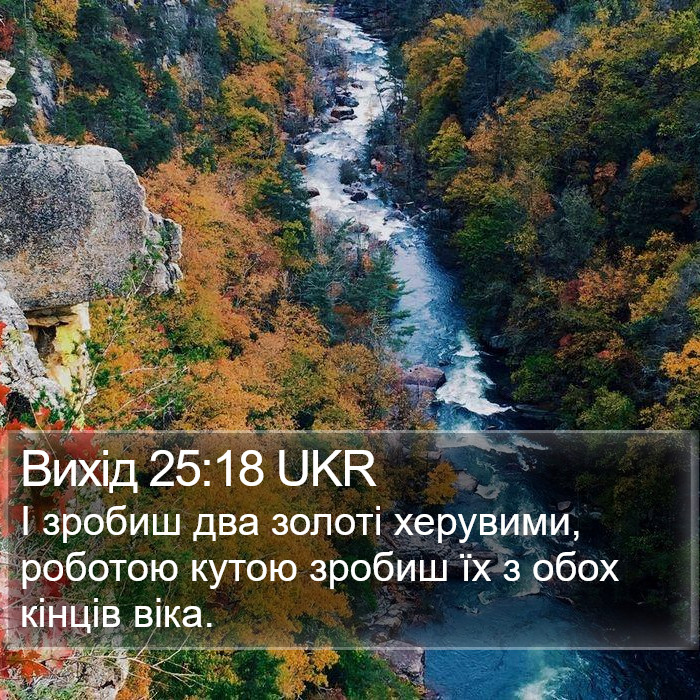 Вихід 25:18 UKR Bible Study