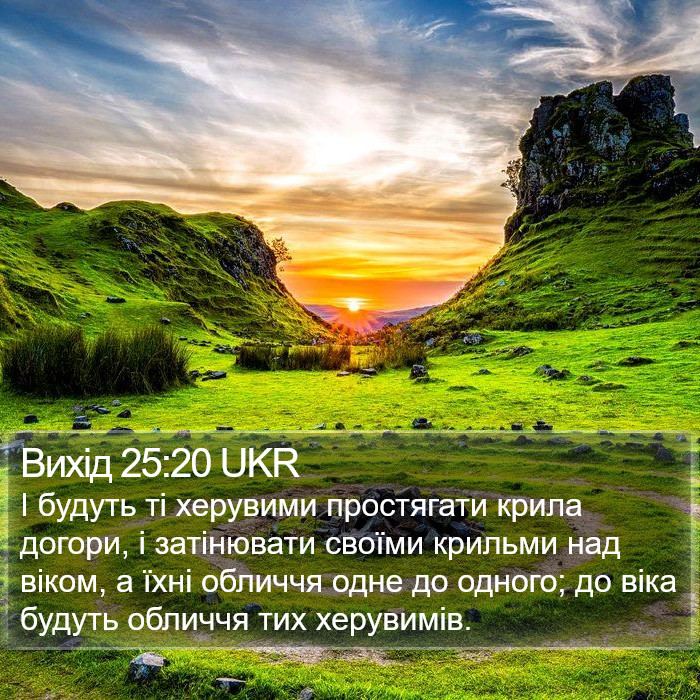 Вихід 25:20 UKR Bible Study