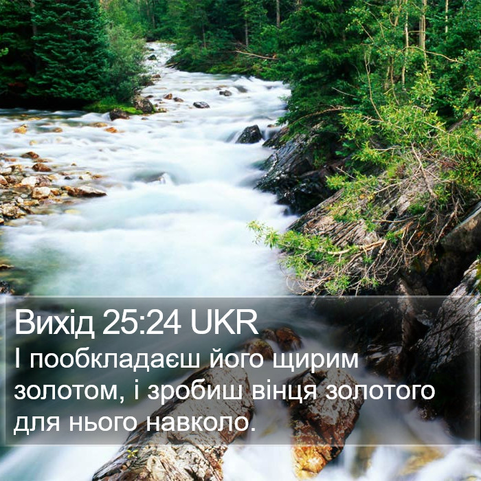 Вихід 25:24 UKR Bible Study