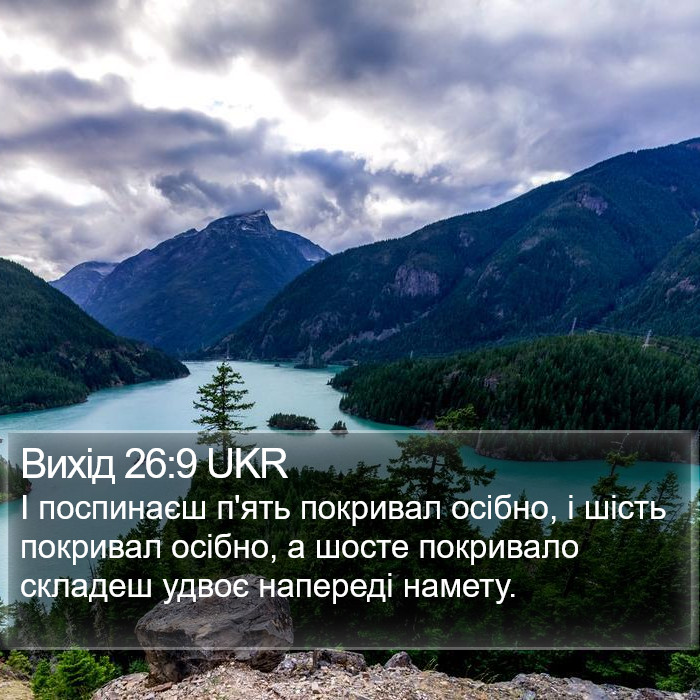 Вихід 26:9 UKR Bible Study