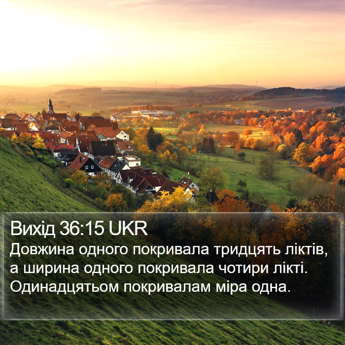 Вихід 36:15 UKR Bible Study