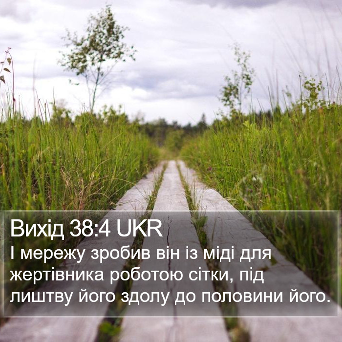 Вихід 38:4 UKR Bible Study