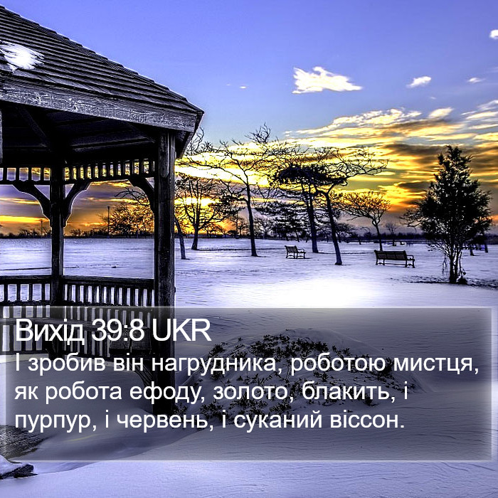 Вихід 39:8 UKR Bible Study