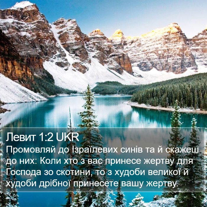 Левит 1:2 UKR Bible Study