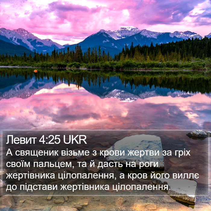 Левит 4:25 UKR Bible Study