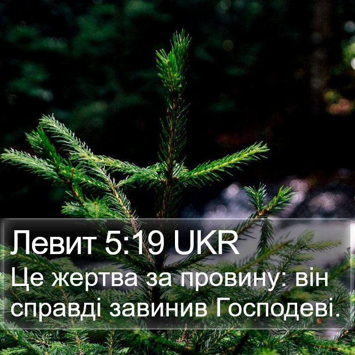 Левит 5:19 UKR Bible Study