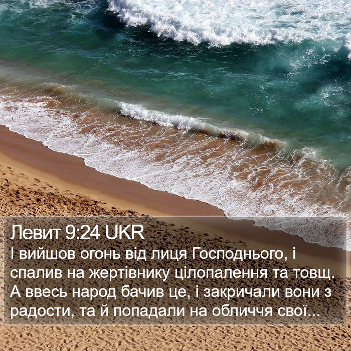 Левит 9:24 UKR Bible Study