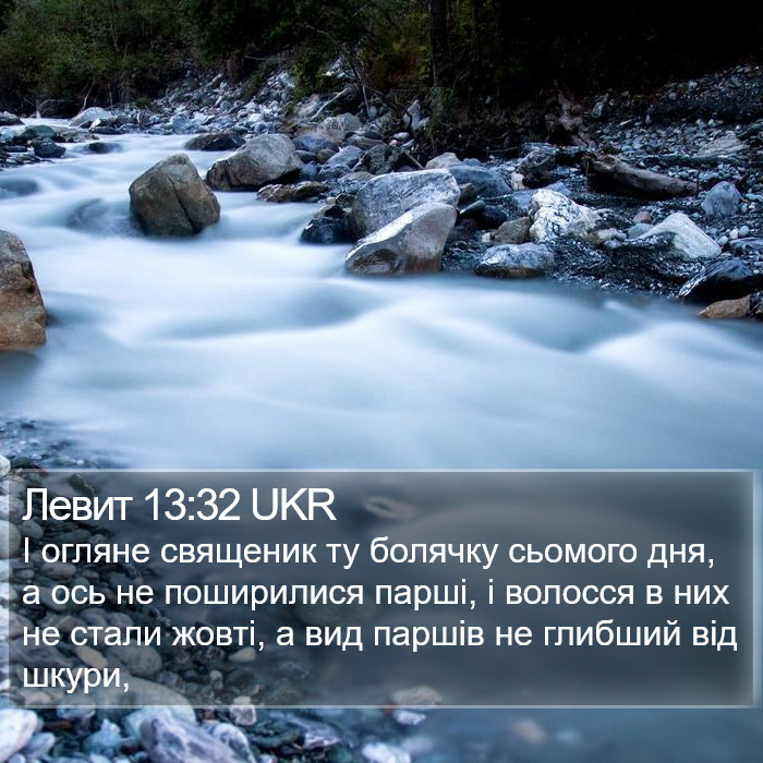 Левит 13:32 UKR Bible Study