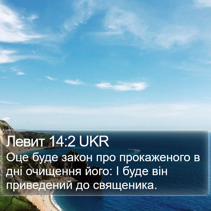 Левит 14:2 UKR Bible Study