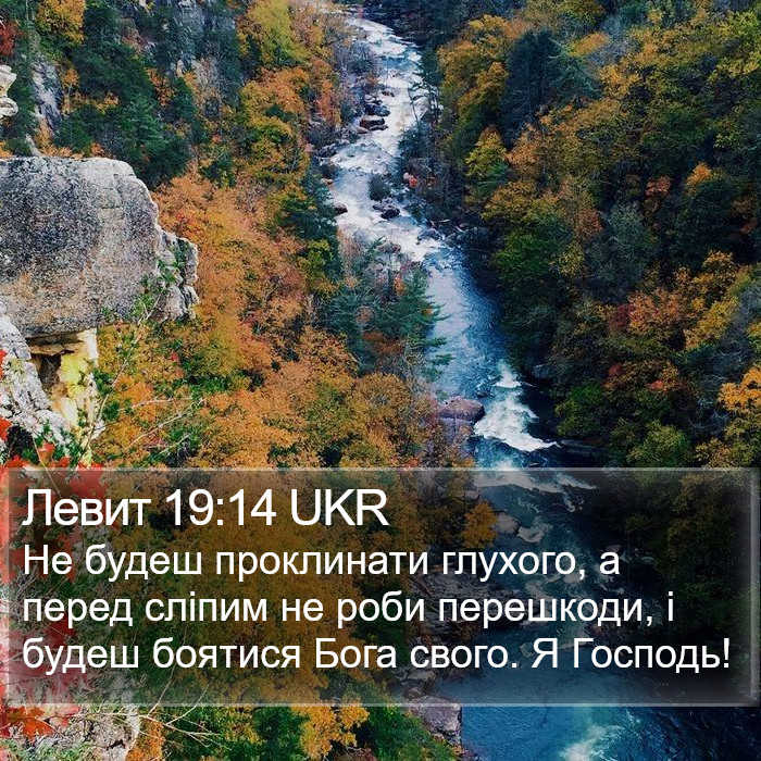 Левит 19:14 UKR Bible Study