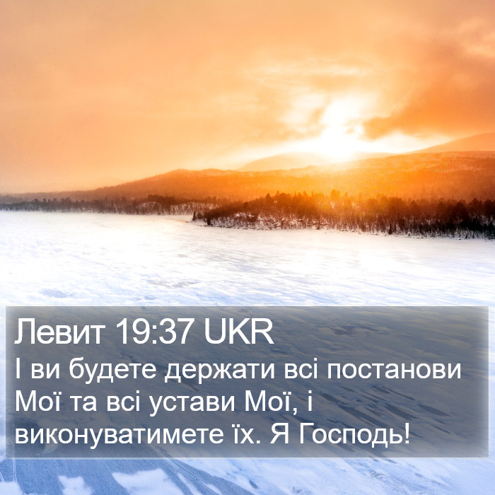 Левит 19:37 UKR Bible Study