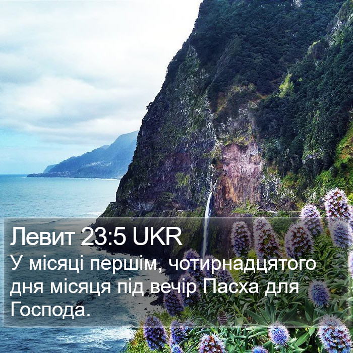 Левит 23:5 UKR Bible Study