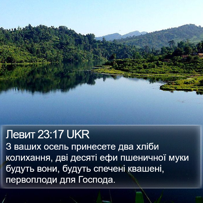 Левит 23:17 UKR Bible Study