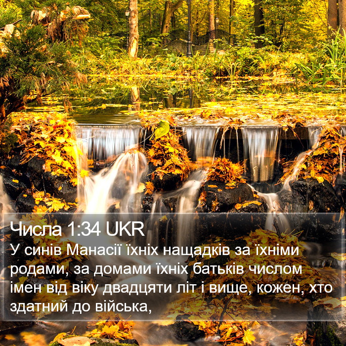 Числа 1:34 UKR Bible Study