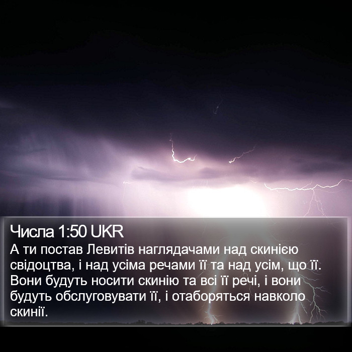 Числа 1:50 UKR Bible Study