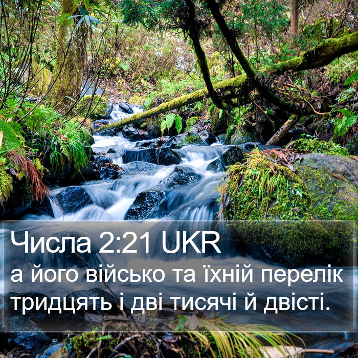 Числа 2:21 UKR Bible Study