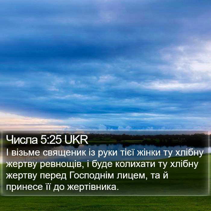 Числа 5:25 UKR Bible Study