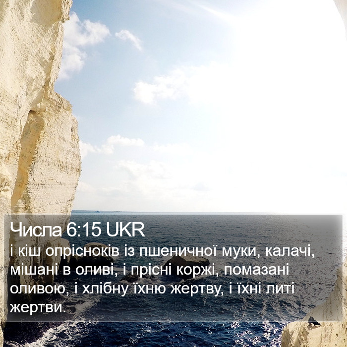 Числа 6:15 UKR Bible Study