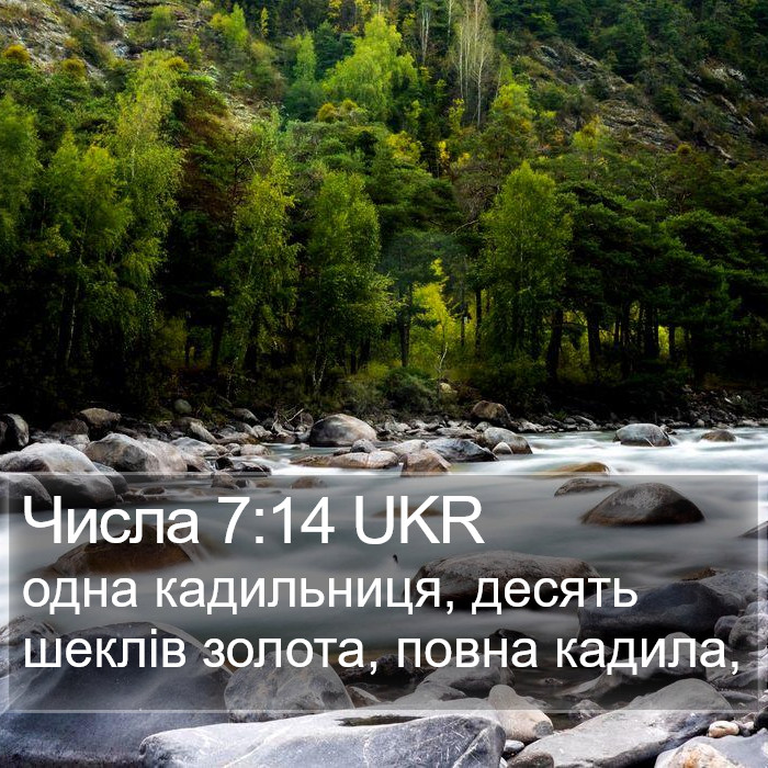 Числа 7:14 UKR Bible Study